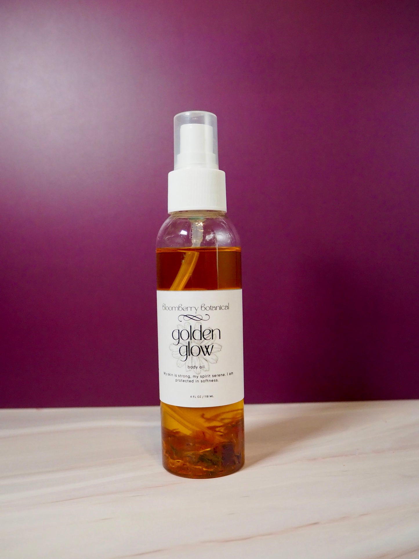 GoldenGlow ~ Calendula Infused Body Oil