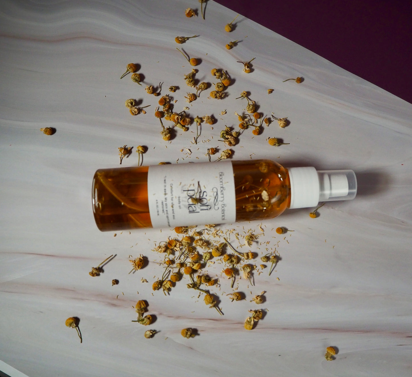 SoftPetal Botanical Body Oil (Chamomile Infused)