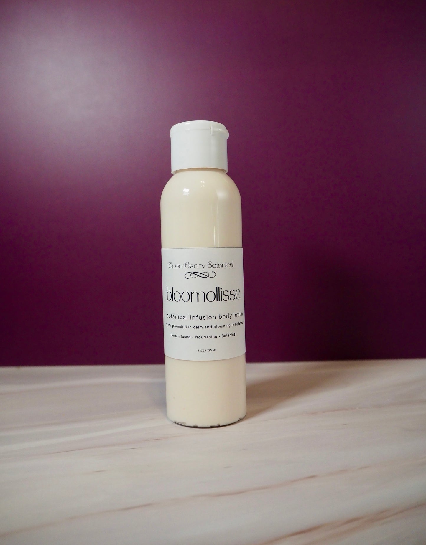 Bloomollisse Botanical Lotion — Bloom & Ground (4 oz / 120 mL)