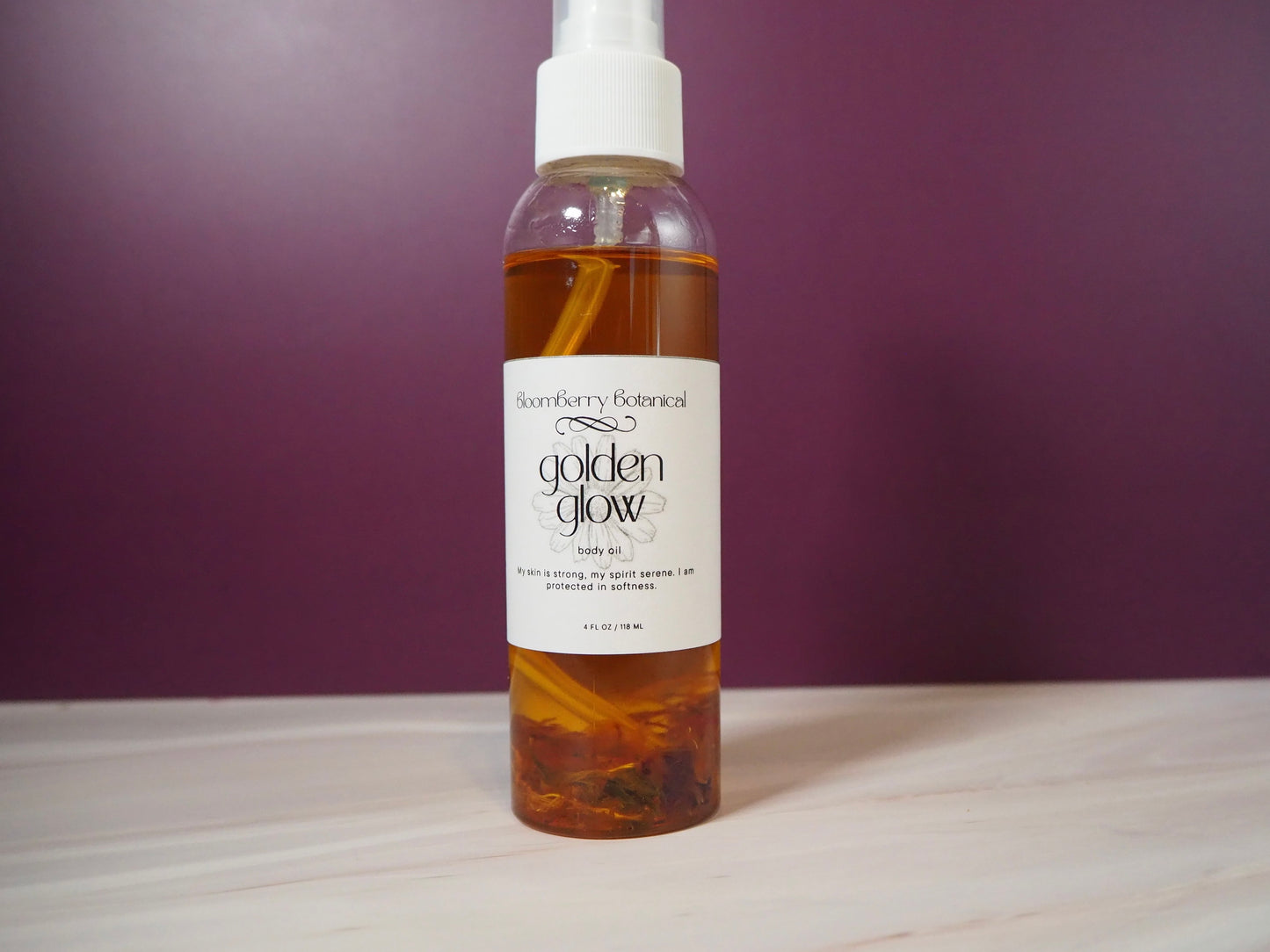 GoldenGlow ~ Calendula Infused Body Oil